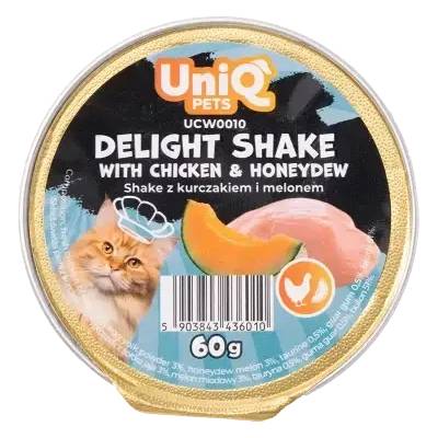 Uniq Pets Fruity Shake Chicken Honeydew 60gr - кремообразна храна за котки
