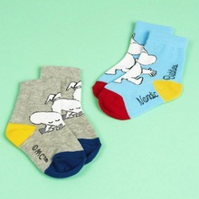 NordicBuddies Moomin baby blue Dětské ponožky 2 pack