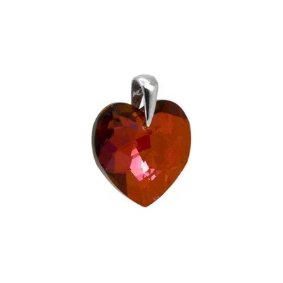 iŠperky Strieborný prívesok srdiečko Swarovski ID|108347