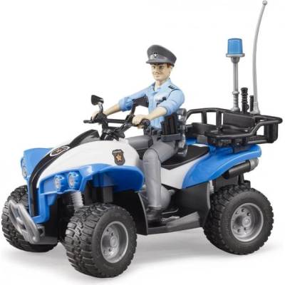 BRUDER 63010 Полицейско ATV с фигурка на полицай (63010)