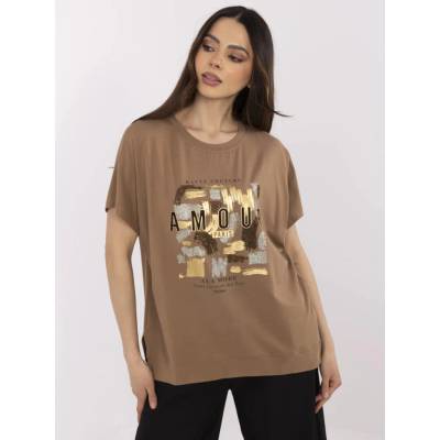 Blouse CLM BZ 1701.81 light brown hnedá