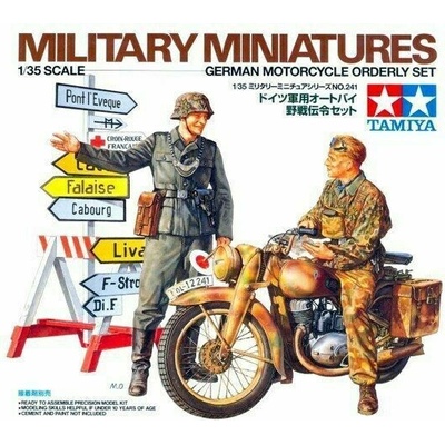 Tamiya Diorama-Set Motorcycle Orderly 1:35