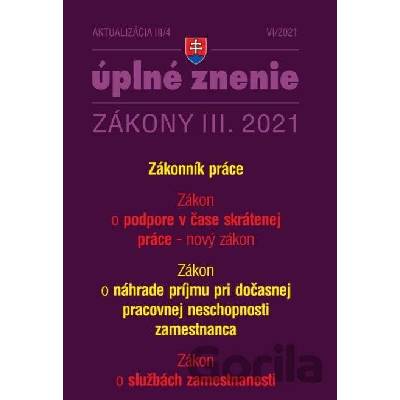 Aktualizácia III/4 2021 - Kurzarbeit a Zákonník práce - Poradca s.r.o.