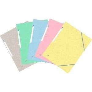 Oxford Cardboard briefcase with eraser Oxford Top File+ A4/40mm mix of colors
