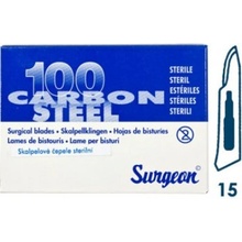 JAI SURGICAL LTD. Čepelky skalp.SURGEON č.15 steril.100ks