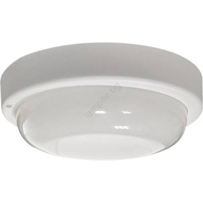 Baterie Centrum Екстериорна led лампа за таван led/15w/230v 4200k Ø 15, 5 см ip64 бял (bc0683)