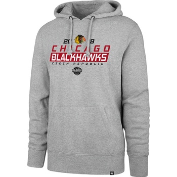 47 Brand Headline Hood NHL Chicago Blackhawks šedá GS19