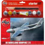 Airfix Среден стартов комплект, De Havilland Vampire T11 (985204)
