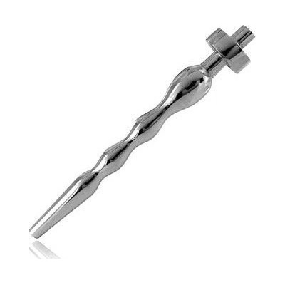 Slave4master Waved Penis Plug, ocelový dilatátor