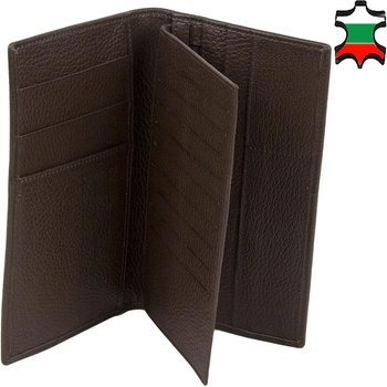 Image 1 of Български обувки Мъжки кафяв портфейл от естествена кожа 32878