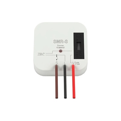 SMR-S /230V RL stmívač pro montáž pod tlačítko, 3-vodičové připojení (funguje bez NULY),