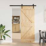 vidaXL Преплъзваща се врата NARVIK 80 x 210 см (152, 5 см) (3445242)