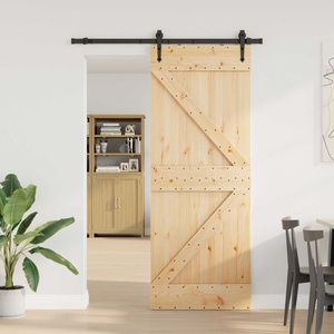 vidaXL Преплъзваща се врата NARVIK 80 x 210 см (152, 5 см) (3445242)