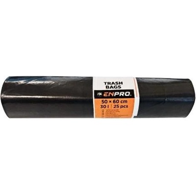 ENPRO Sáčky na odpadky 25 µm 30 l 25 ks role černé