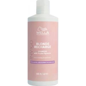 Wella Invigo Blonde Recharge Shampoo Шампоани 500ml