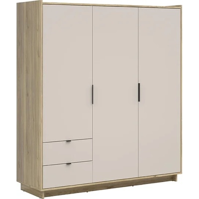 Трикрилен гардероб Dalva SZF3D2S кашмир