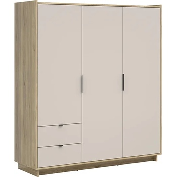 Трикрилен гардероб Dalva SZF3D2S кашмир