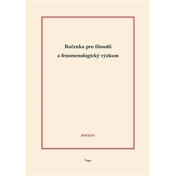 Ročenka pro filosofii a fenomenologický výzkum 2022 - Jaroslav Novotný