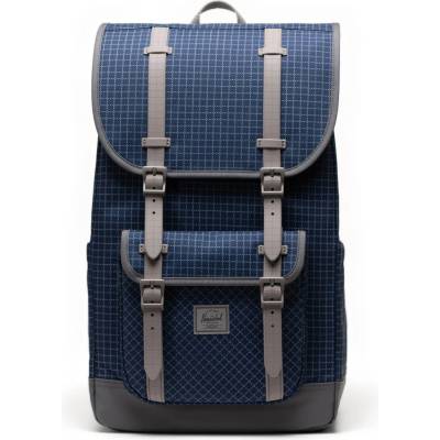 Herschel Дневна раница Herschel Little America Backpack Daypack - Grid Naval Academy / Magnet - размер One Size (502-7847-3611)