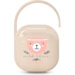 Suavinex Wild & Free Soother Holder кутийка за биберон Pink