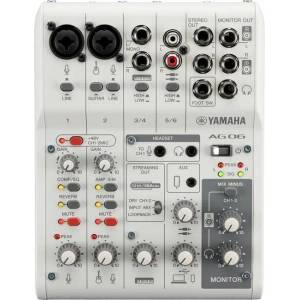 Yamaha AG06 MK2 white