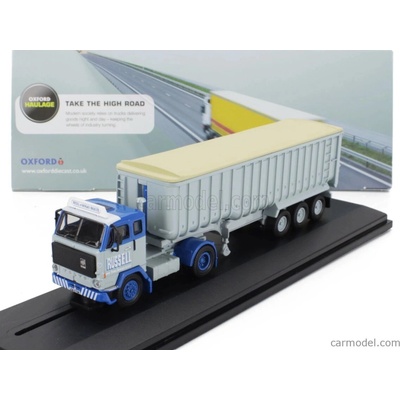Oxford models Volvo F88 Truck Russell Transports 1969 Šedomodrá 1:76