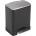 EKO 10 + 9 л. черен кош за отпадъци ЕКО от серия e-cube (eko926819black)