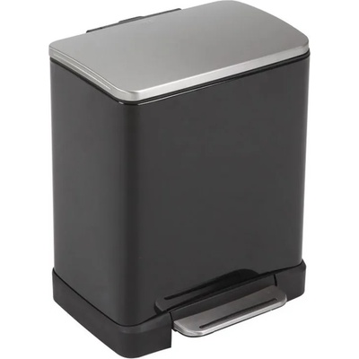 EKO 10 + 9 л. черен кош за отпадъци ЕКО от серия e-cube (eko926819black)