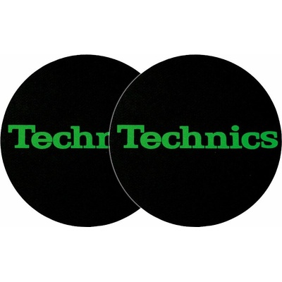 Zomo 2x Slipmaty Technics Logo Green