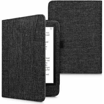 KW Mobile Fabric Flip KW5971819 pre Amazon Kindle Paperwhite 4 2018 tmavo šedé