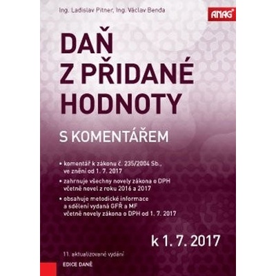 Da ň z přidané hodnoty s komentářem k 1. 7. 2017 - Václav Benda
