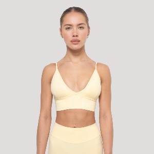 GymBeam Спортен сутиен Luma Butter Yellow XL