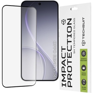 Techsuit Протектор за Oppo Reno15 - 111D Full Cover / Full Glue Glass - Techsuit - Черен