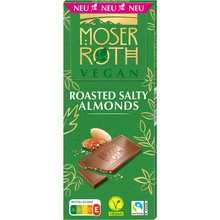 Moser Roth Vegan Roasted salty Almonds čokoládová poleva 125 g