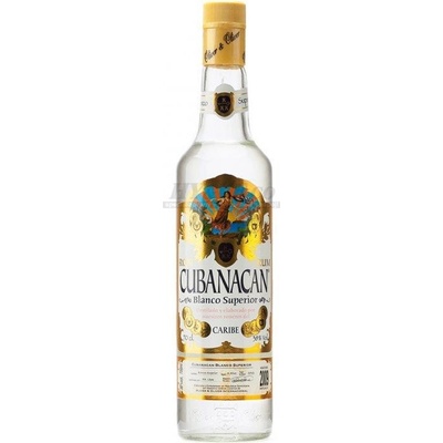 CUBANACÁN BLANCO SUPERIOR 38% 0,7 l (holá láhev)