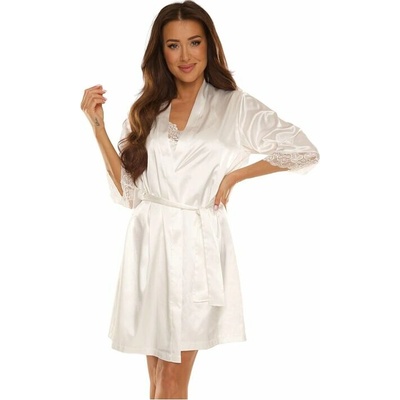 Saténový Synthia biely