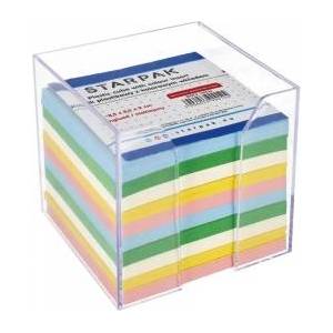 STARPAK Plastic Mug Large Colorful Sticky Notes 85x85mm