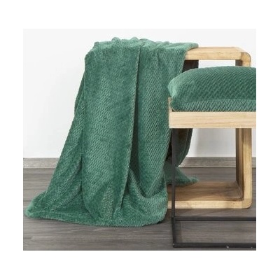 Mybesthome Deka přehoz na pohovku z mikrovlákna LUIZ zelená 200 x 220 cm – Zboží Dáma