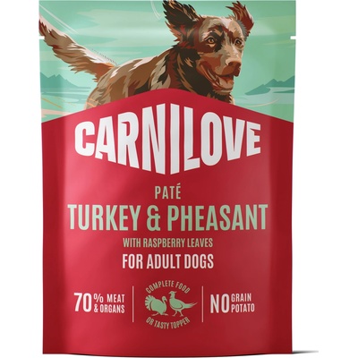 Caenilove Paté Turkey & Pheasant with Raspberry Leaves 300 g