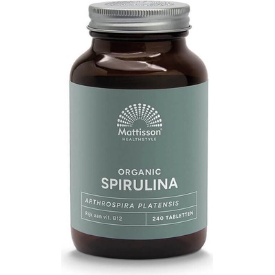 Mattisson Healthstyle Клетъчна и имунна функция - Спирулина Organic, 500 mg х 240 таблетки Mattisson Healthstyle (MT2104)