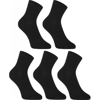 Styx 5PACK ponožky kotníkové bambusové 5HBK960 černé