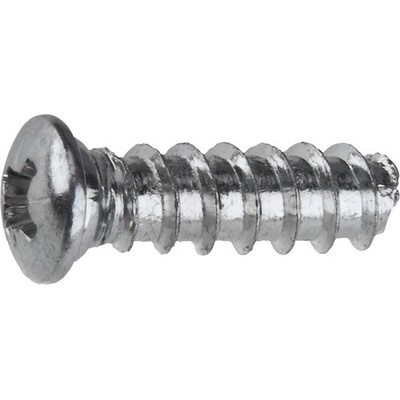 Eurovrut 6,0x10 PZ, polguľatá hlava, zinok biely, 10ks