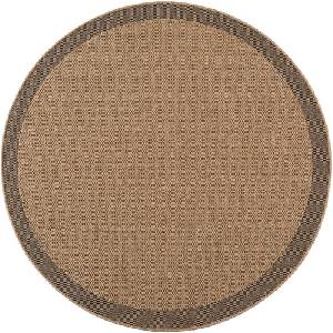 Ayyildiz Кафяв кръгъл килим за открито и закрито ø 80 cm Timber 1402 - Ayyildiz Carpets (TIMBER80801402BEIGE)