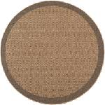 Ayyildiz Кафяв кръгъл килим за открито и закрито ø 80 cm Timber 1402 - Ayyildiz Carpets (TIMBER80801402BEIGE)