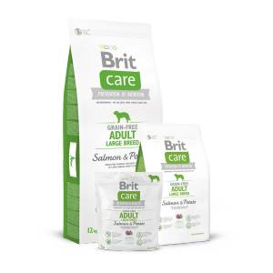 Brit Grain-free Adult Large Breed Salmon & Potato - със сьомга, за едри породи над 24 месеца, 1 кг