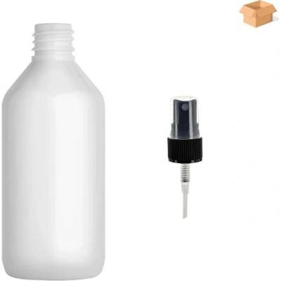 Via Plastová lahvička bílá s ČERNÝM rozprašovačem 115 ml 400 ks