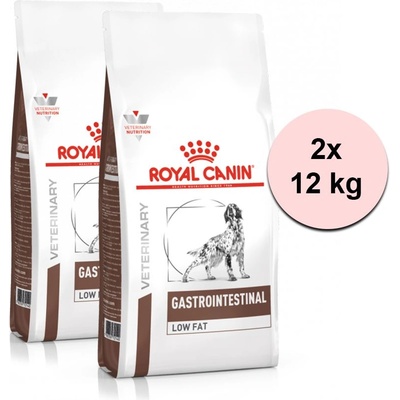Royal Canin VHN Dog Gastrointestinal Low Fat 2 x 12 кг