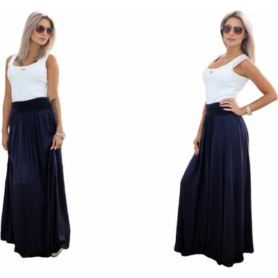 Fashionweek dlhá letni sukňa z vzdušného materialu MAXI MF5 / M266 modrá