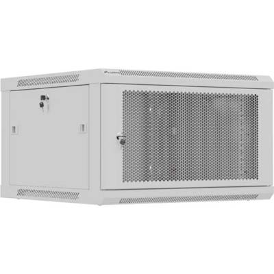 Lanberg rack cabinet 19" wall-mount 9U / 600x600 for self-assembly (flat pack), grey (WF01-6606-23S)