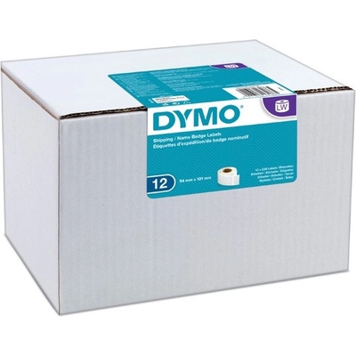 DYMO 99014, S0722420, 54мм x 101мм, оригинални хартиени етикети, 12бр (S0722420)